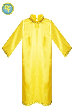 TUNICA GIALLA CON PASSAMANERIA BAMBINO/A